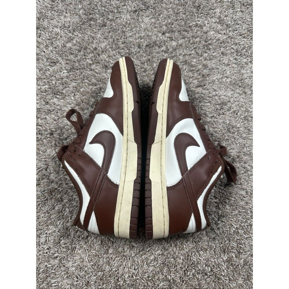 nike dunk low sneakers  cacao wow women’s size 7.5 shoes low tops brown white - Picture 8 of 9